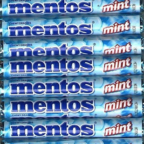 Image of Mentos Mint Candy, 1.32-Ounce Rolls (Pack of 15)