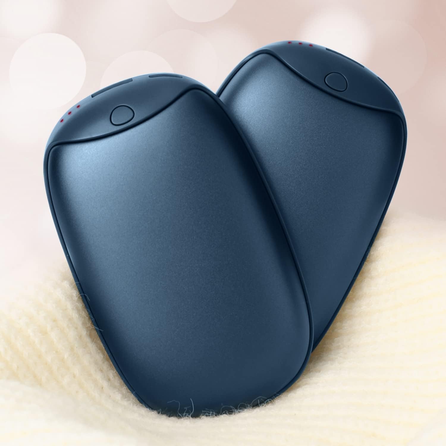 2 Pack Rechargeable Hand Warmer, Upgraded 2in1 Twins Electric Hand Warmer/Power Bank