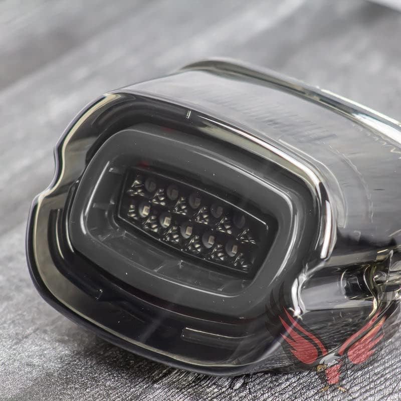 Miniatura 2 de Eagle Lights HALOZ - Luz trasera LED con intermitentes para motocicletas Harley Davidson