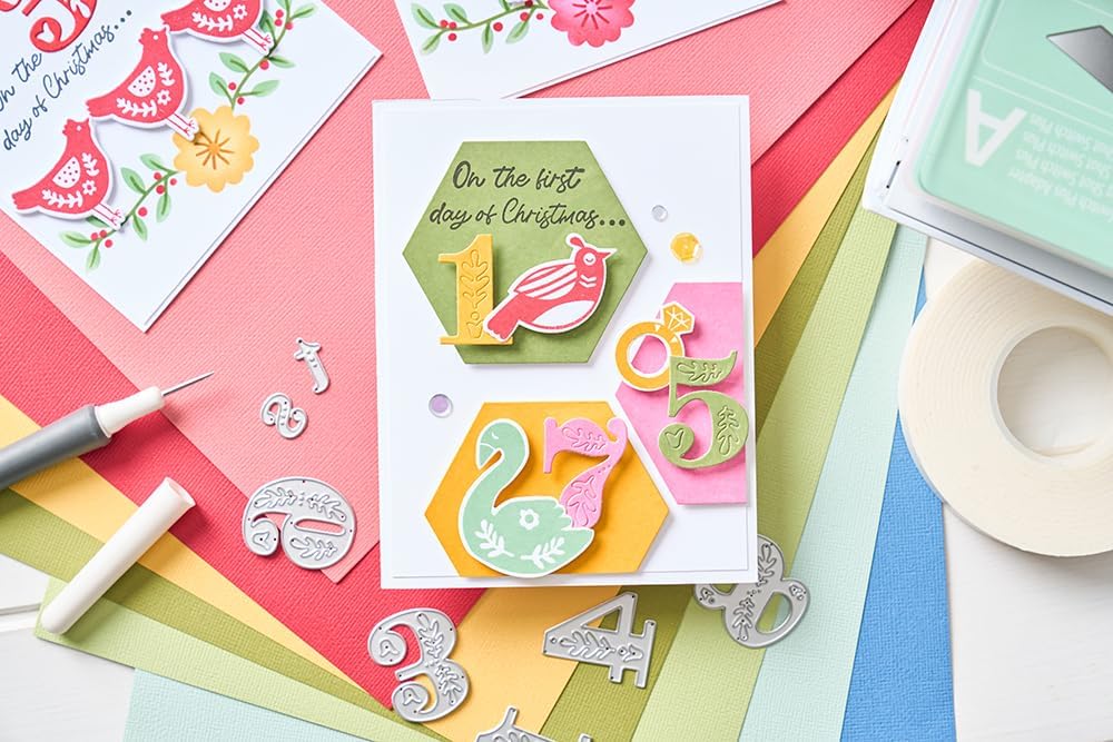 Sizzix Framelits Die Set 12 Days of Christmas #2 by Catherine Pooler