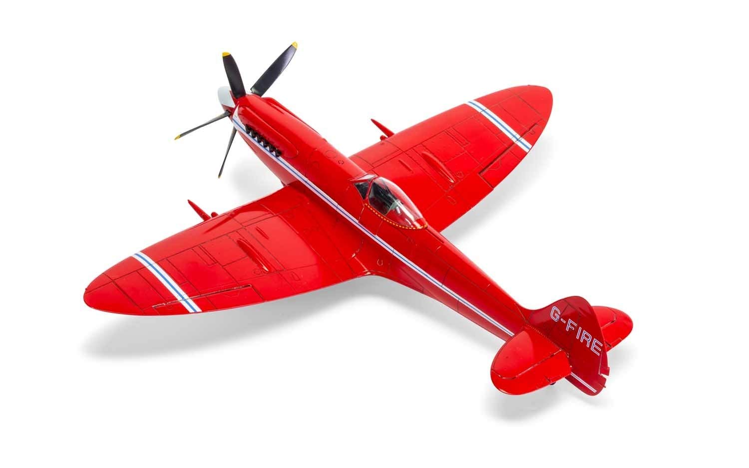 Airfix A05139 Supermarine Spitfire MkXIV schematy wyścigowe samolot, 38,1 x 20,32 x 5,08 cm