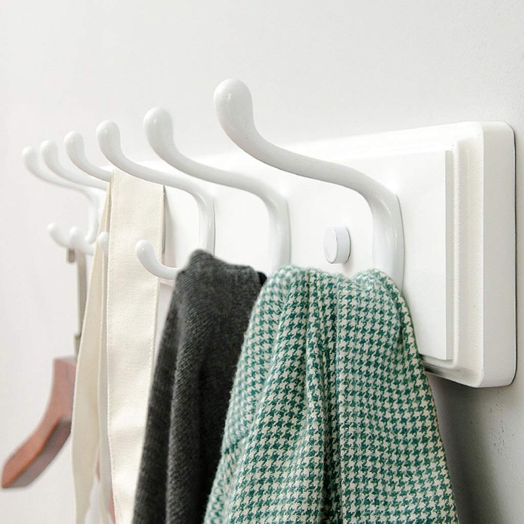 Perchero de Pared Perchero montado en la pared, gancho for abrigos de moda Simple, colgador moderno for abrigos, colgador creativo multifuncional, gancho for abrigos de pared blanco Ganchos para Sombr