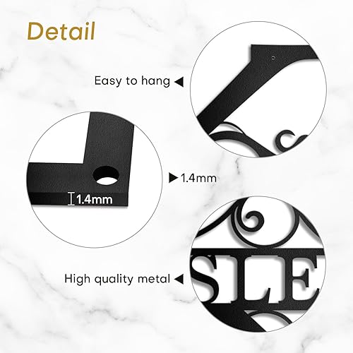 Miniatura 9 de Custom Metal Signs  Metal Name Sign  Metal Wall Art  Split Letter Monogram Wall Decor  Metal Wall Art Last Name Sign  Family Name Sign  Personalized