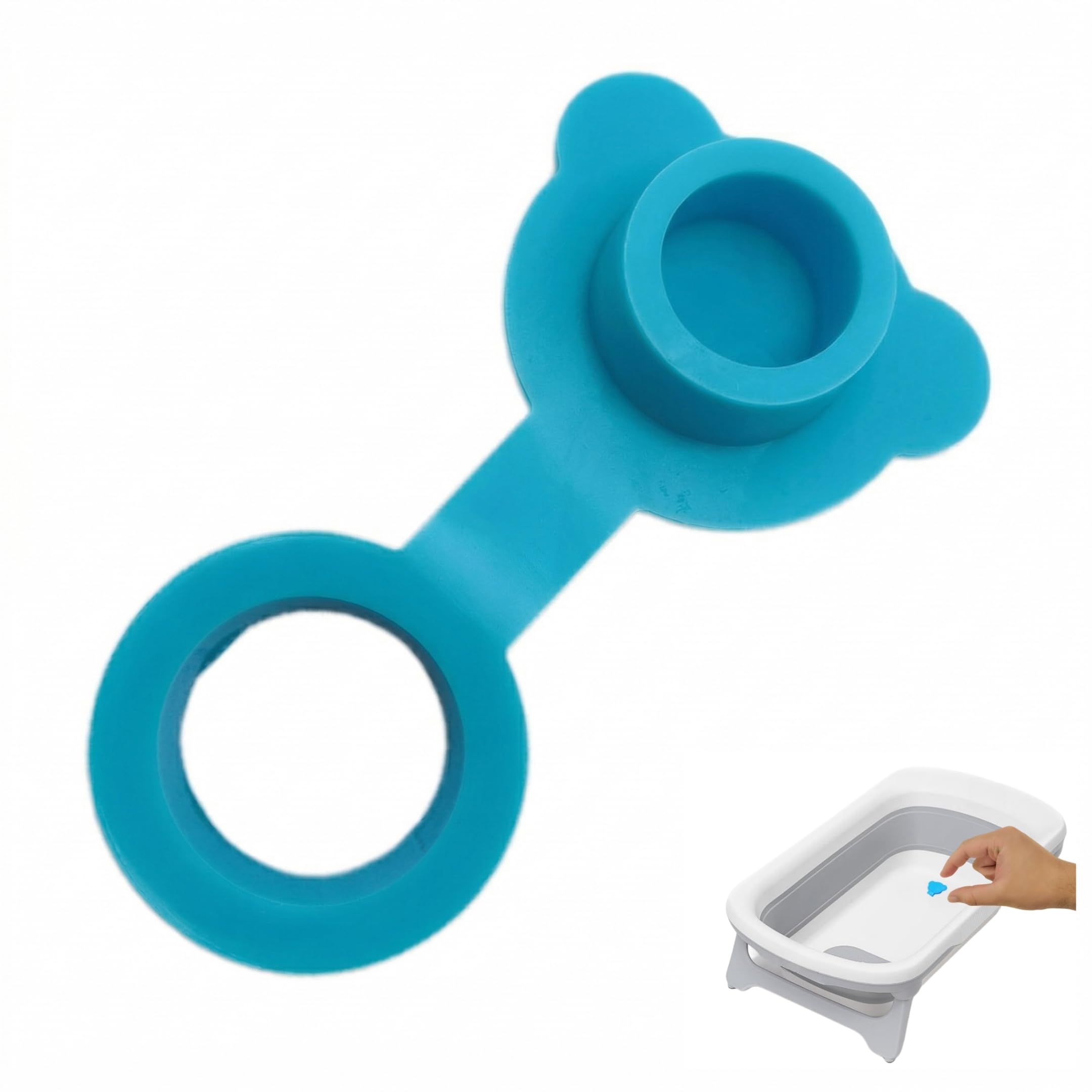 COLDDD Silicone Baby Bathtub Drain Stopper, Replacement Plug, 4 Sizes