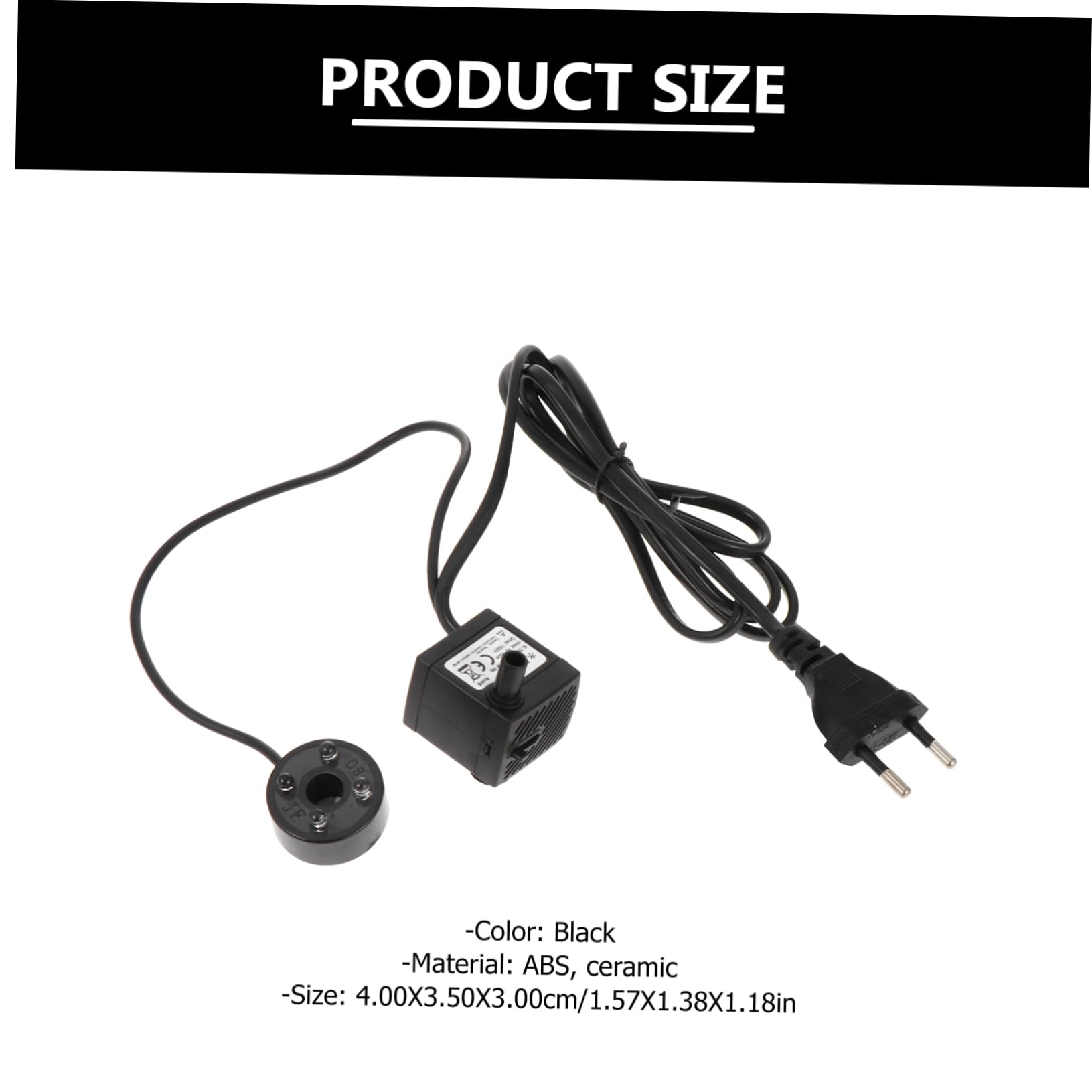 ERINGOGO 2 Pezzi Pompa Submersibile Silenziosa Regolabile e Illuminazione LED per Acquari e Fontane Decorative