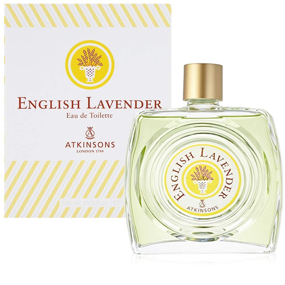 Atkinsons English Lavender Agua de Tocadort, Musgo Animal, Musgo de Roble, Haba Tonka, Fresca, 620 Ml