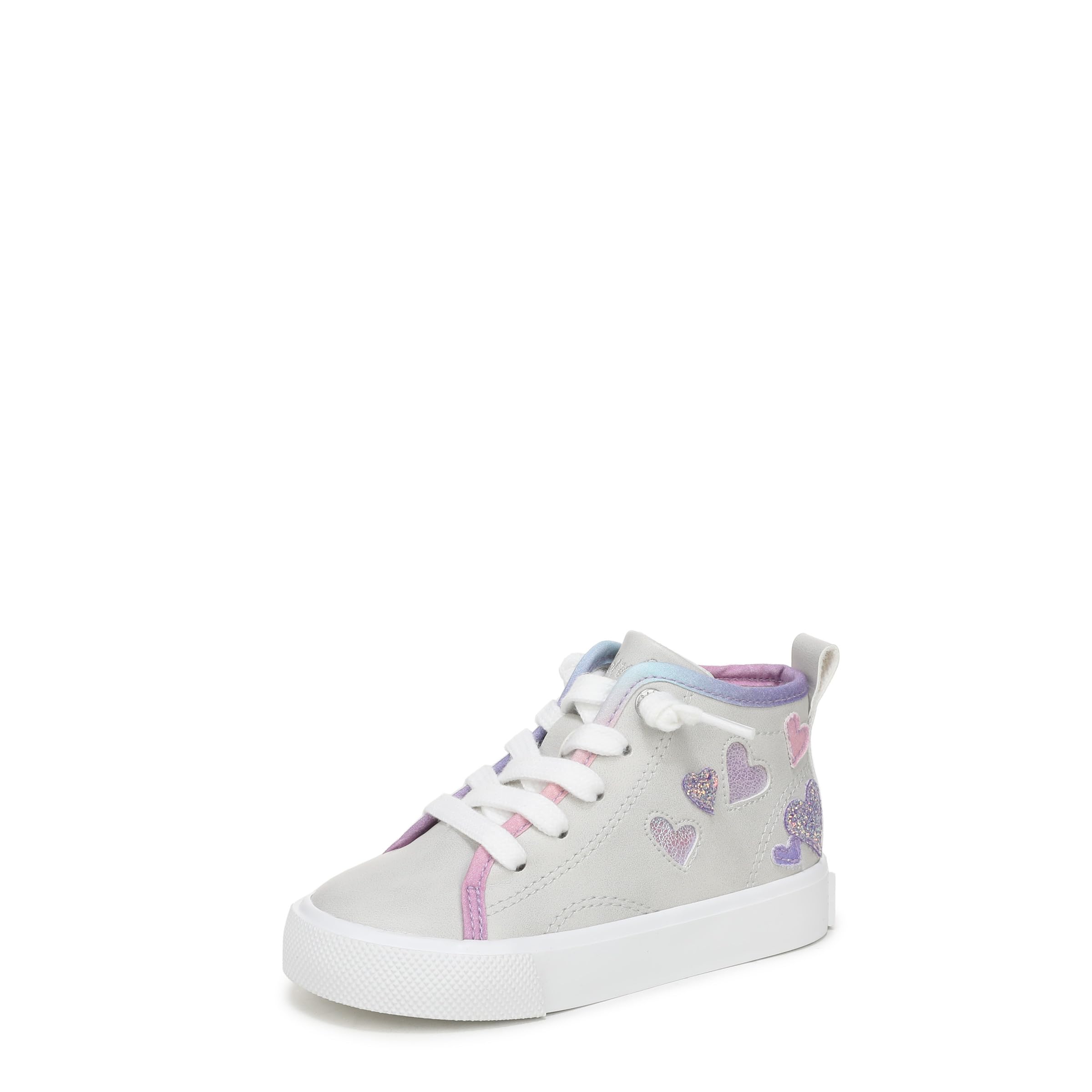 Blowfish Malibu Infant Girls Vibin-T Sneaker Grey/Pink/Purple Glitter 8 T