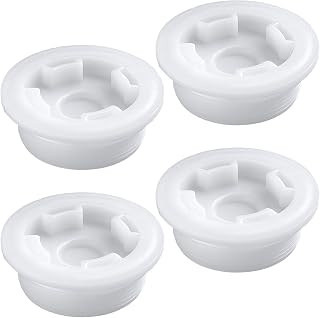 PAGOW 4 PCS 2” Bung Cap, Fine Thread Poly Buttress Drum Bung for Plastic Drum for 55 Gallon Plastic Drum