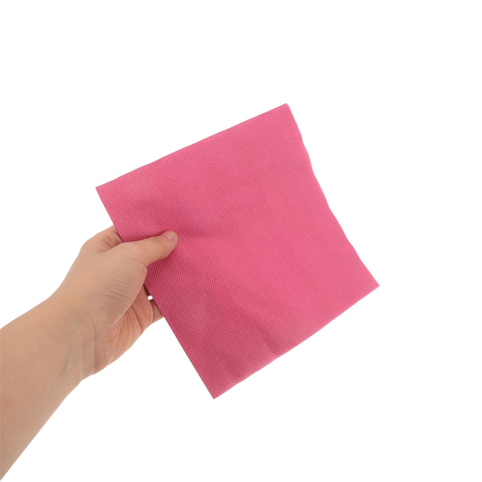 ibasenice 100 tovaglioli di carta quadrati rosa - 33x33 cm, monouso, per bevande - Tovaglioli decorativi per cocktail e tequila, ideali per matrimoni e addii al nubilato.
