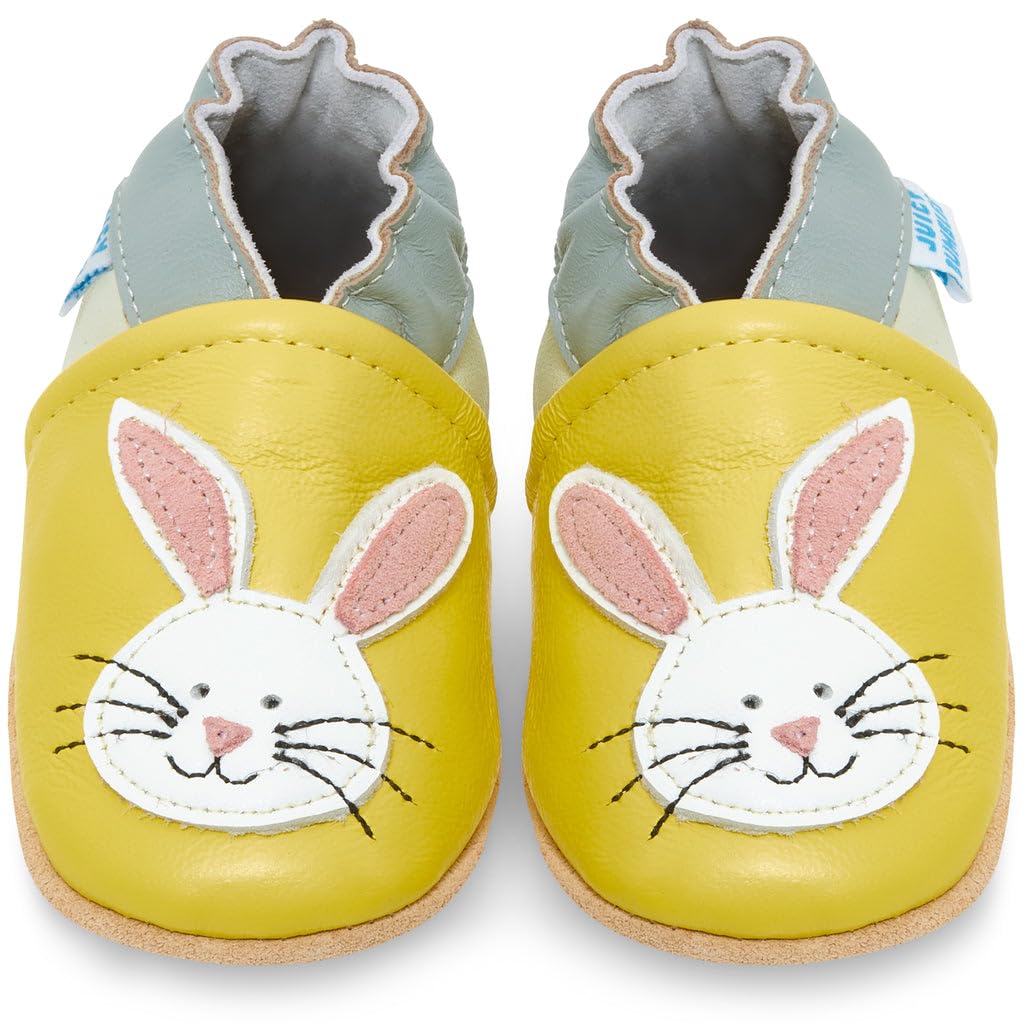 Zapatos de Bebé – Zapatillas de Cuero Niño Niña – Patucos de Piel con Elástico para Bebé - Zapatitos Primeros Pasos - Pantuflas Infantiles 0-6 Meses 6-12 Meses 12-18 Meses 18-24 Meses 2-3Años — view 14