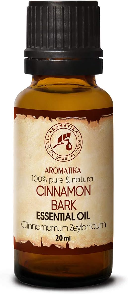 Cinnamon Bark Essential Oil 20ml Cinnamomum Zeylanicum Aromatherapy