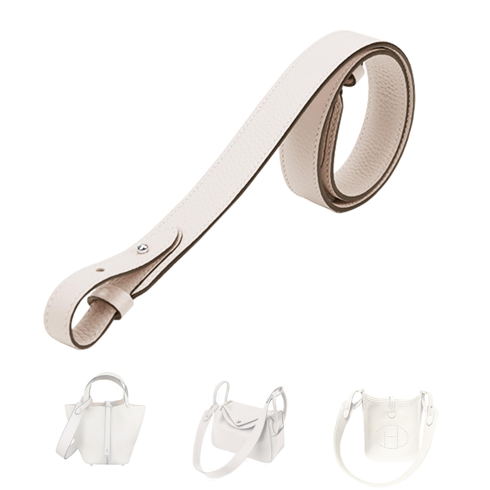 Amazon.co.jp: DGAZ TCレザーショルダーストラップ、エルメスピコチン