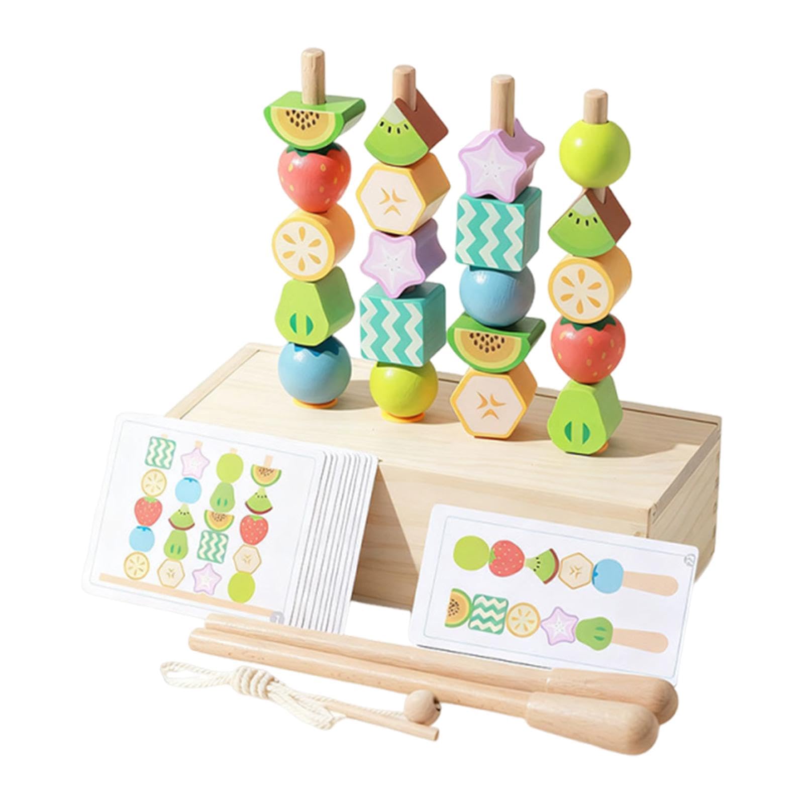 Gioco di Sequenziamento per Lo Sviluppo Della Prima Infanzia – Idea Regalo per Bambini E Bambine Dai Anni – Promuove La Motricità Fine –, Style B, Taglia unica bambino