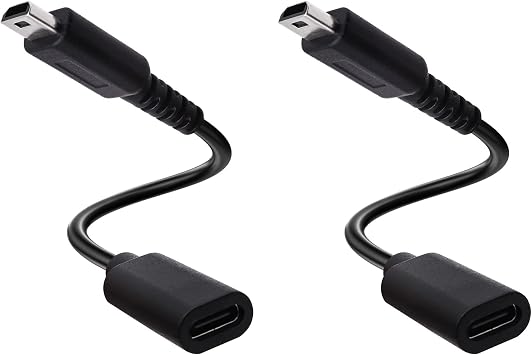 USB C to DS Lite Charger Adapter USB Type C Female Charging Cable Adapter Compatible with DS Lite Handheld Game Consoles -17.5cm /6.9in