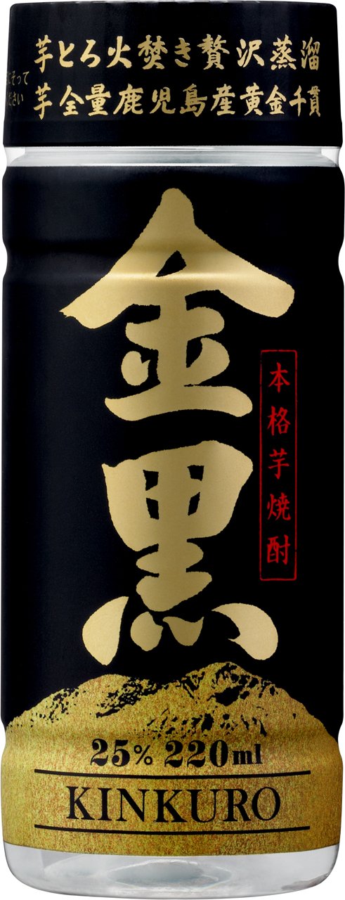Amazon.co.jp: 本格芋焼酎 金黒 25度 [ 焼酎 220ml×30本 ] : 食品