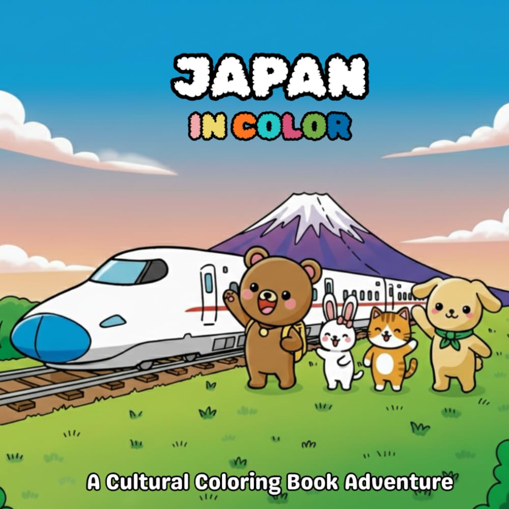 Japan in Color: A Cultural Coloring Book Adventure (World in Color)
