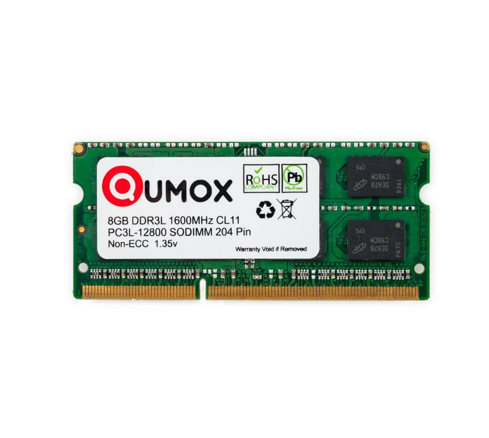 QUMOX 4 Go 204 broches DDR3L-1600 SO-DIMM (1600 MHz, PC3L-12800S, CL11, 1,35 V, basse tension) - 3