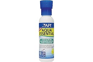 API AQUA ESSENTIAL WATER CONDITIONER 4oz Removes Chlorine, Chloramine, & Ammonia