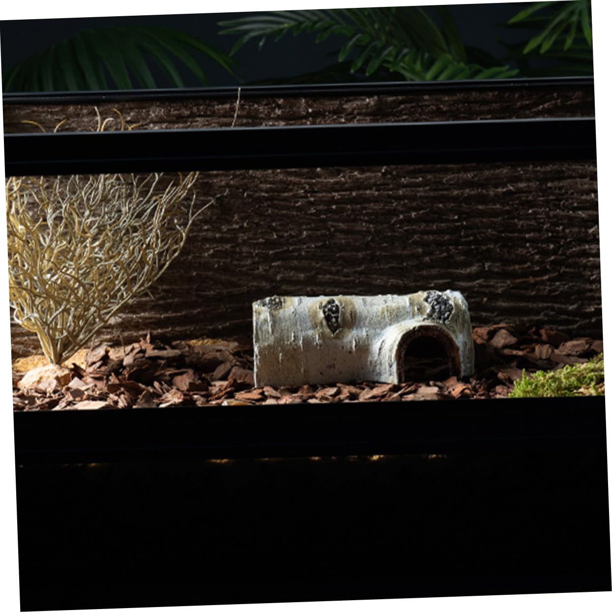 Cueva de Corteza de Árbol para Reptiles, Tronco de Resina