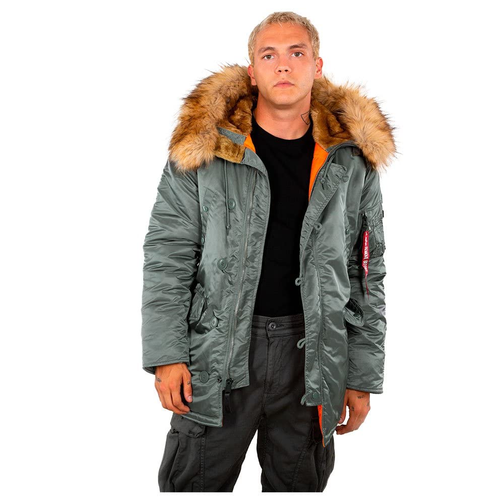 Alpha Industries N3B VF 59 Winterjacke für Damen Vintage Green