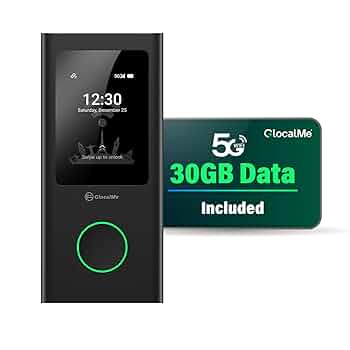 GlocalMe Numen Air 5G ホットスポット Fast and Secure Global 5G Mobile WiFi Hotspot | GlocalMe
