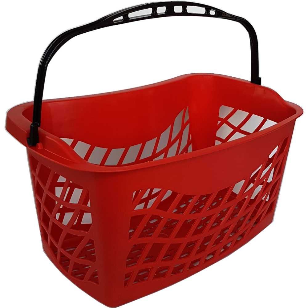 Set Di 2 Cestini In Doghe Di Bambù Intrecciate E Manici In Corda - Nero - Foto 3