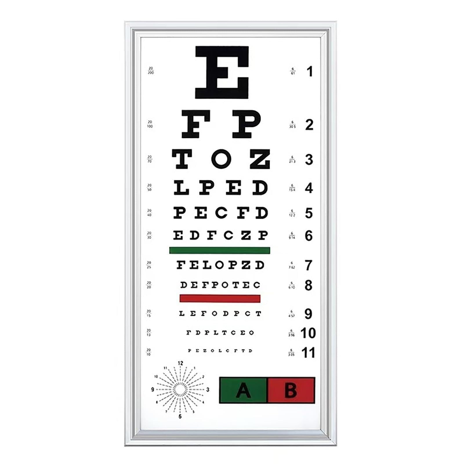 Mesa de Luz LED for Pruebas de Visión con Optometría con Control Remoto, 3 Puntos de Detección e Iluminación Uniforme, Ideal for Ópticas, Clínicas y Uso Doméstico(B)
