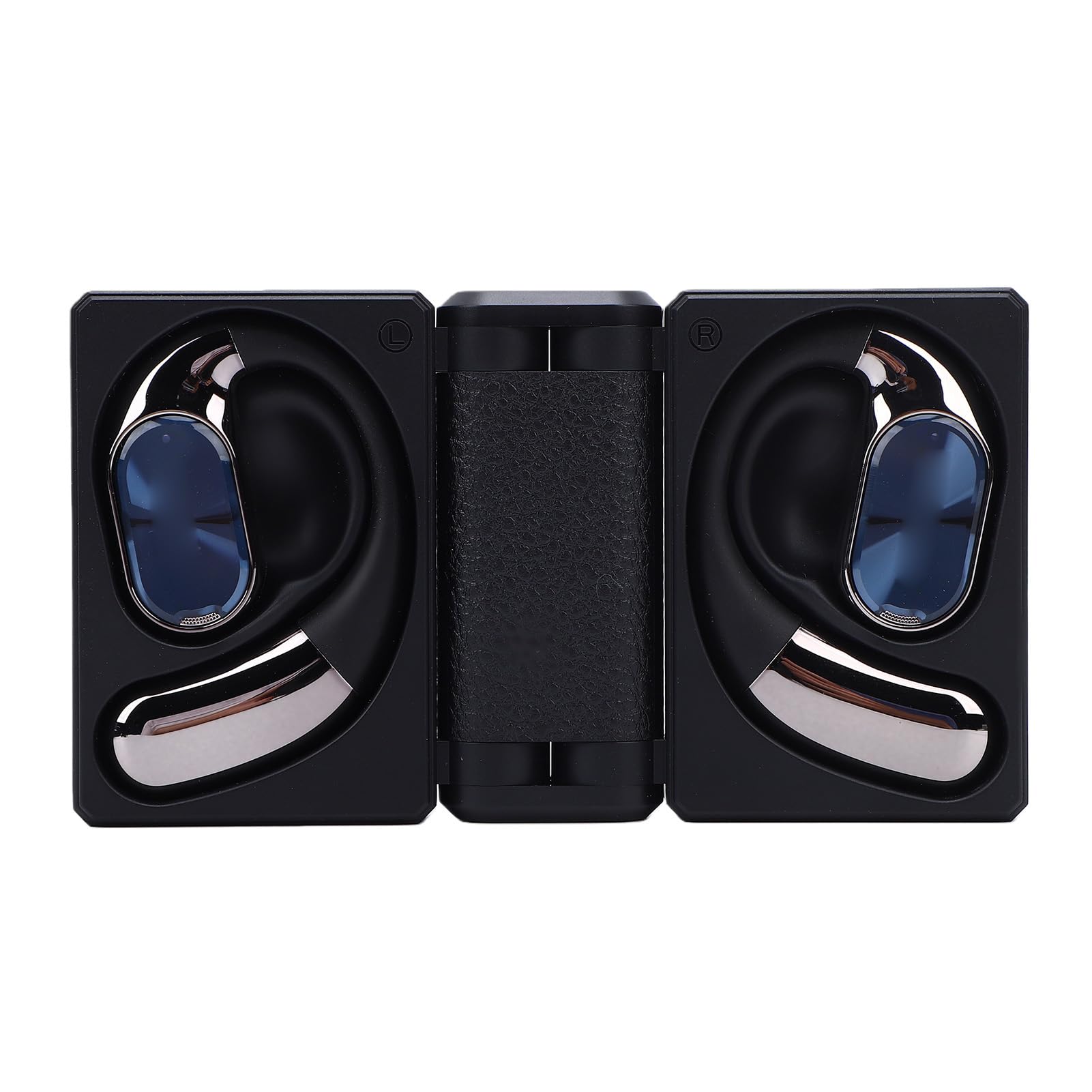 Sxhlseller Auricolari Wireless, Cuffie Bluetooth 6.0 Aperte con Ganci per L'orecchio, Auricolari Impermeabili per Allenamento, Corsa, Microfono con Cancellazione del Rumore Fino a 60 Ore, (BLACK)