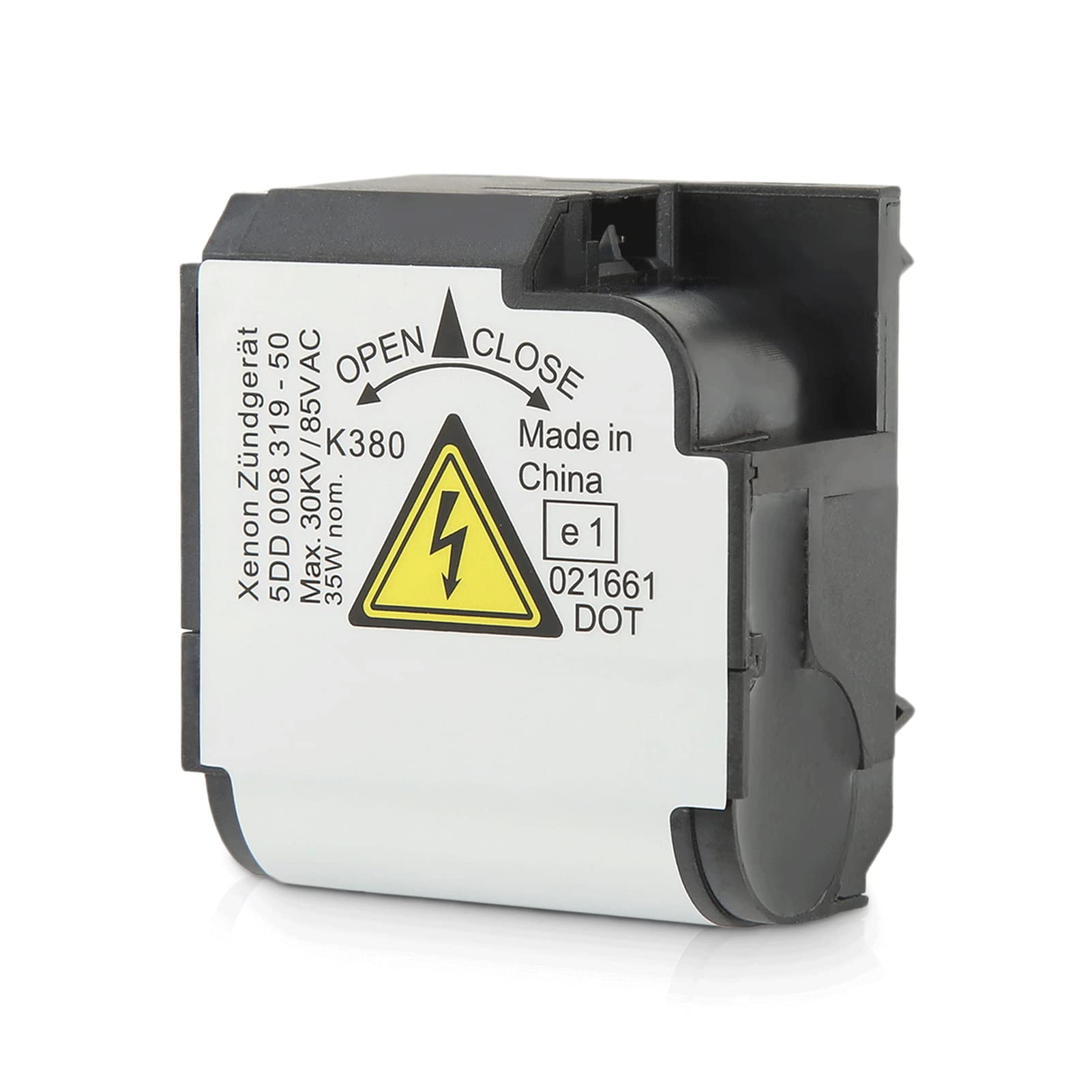 Xenon HID Arrancador de Encendido, Soporte de Encendido de Bombilla de Xenón Estable a Prueba de Golpes, Conector y Juego Estándar OEM 5DD008319-50 Xenon HID para Coche