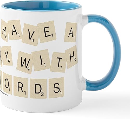 Miniatura 74 de CafePress Scrabble Champion - Taza de café de cerámica (11.0 fl oz) 2-Blanco/Negro Interior - Scrabble Champion,Blanco - Logo,Blanco - Logo