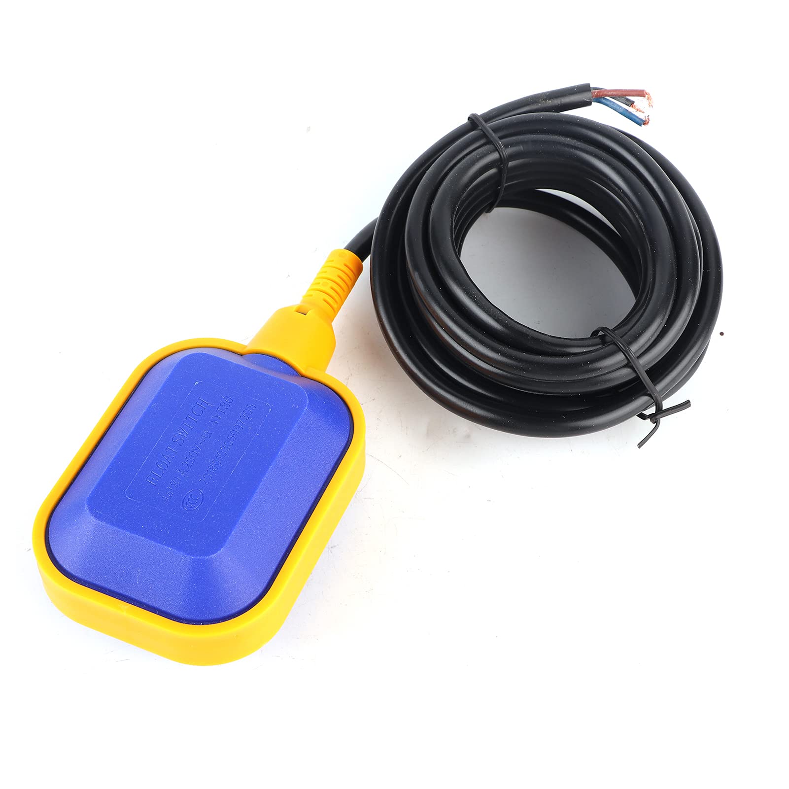 Water Level Float Switch, 1pc Cable Type Float Switch Liquid Fluid Water Level Controller Sensor Water Level Switch for Diving Garden Pumps(4 Meter Noodles)