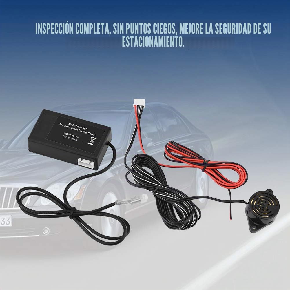 Sensor de Estacionamiento Electromagnético, Sensor de Coche Inalámbrico de Radar de Inducción Electromagnética para Coche Camión RV G Estacionamiento de Alarma de Marcha Atrás