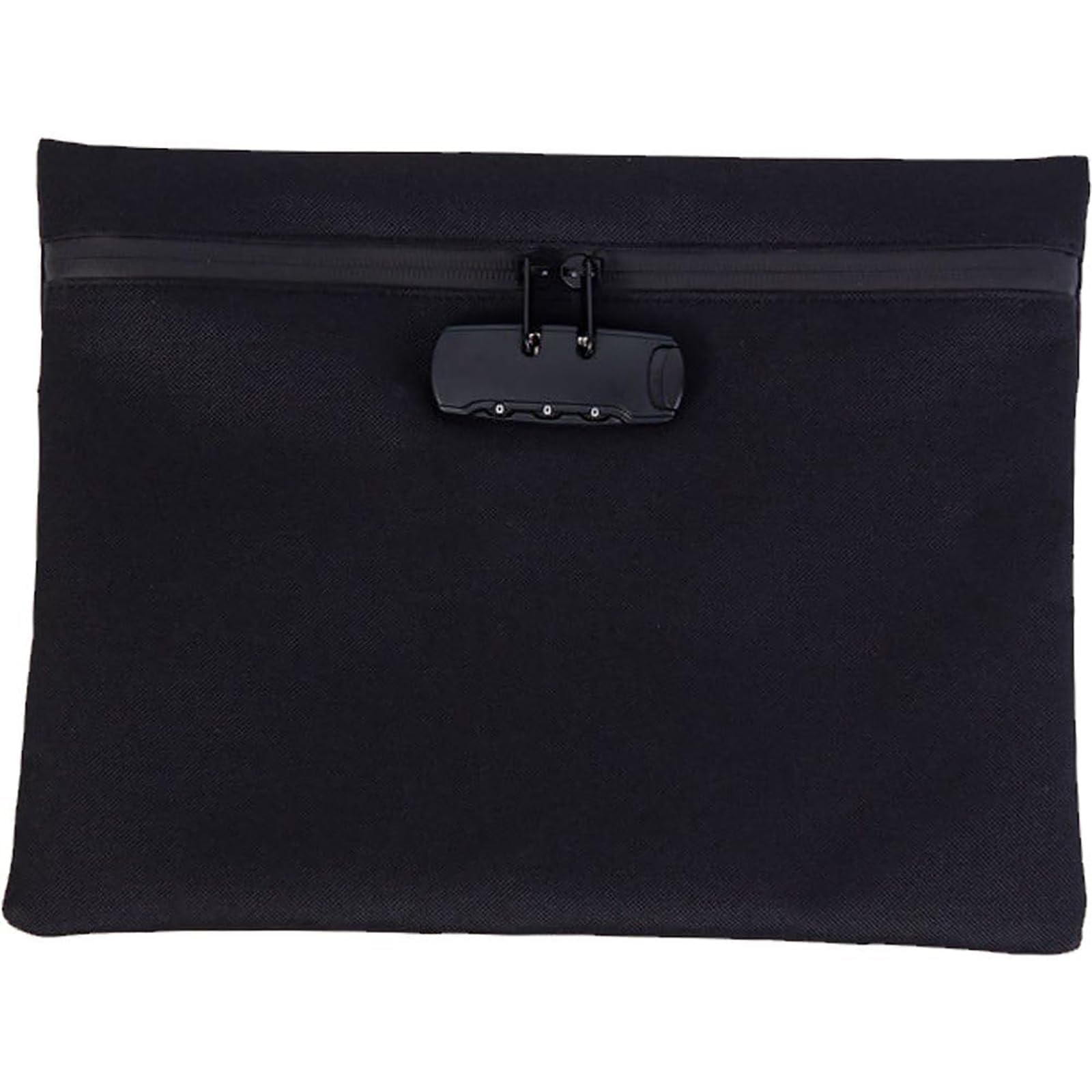 Pouch with Lock, Money Purse,Secure Lock Pouch for Travel and Business, Waterproof Money Bag for Cash and Valuables, Compact(9.65 * 6.5in Black)-picture-28
