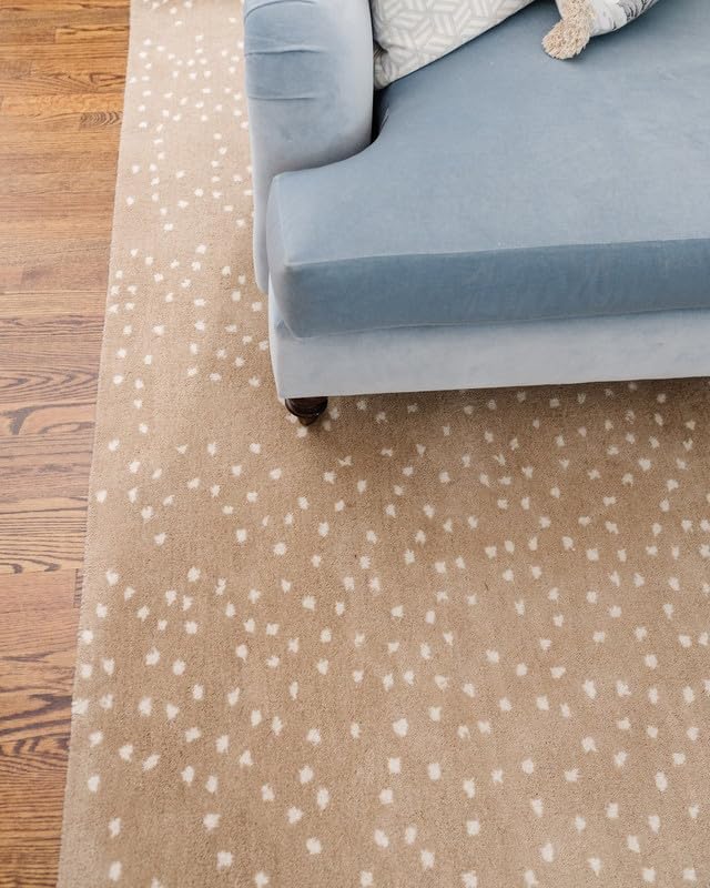 Image of Carpets and Rugs Handwoven Woolen Thick Floral and Contemporary Design Specially for Area Rugs, Carpets for Living Room, Bedroom, Hall Size 4x6 feet