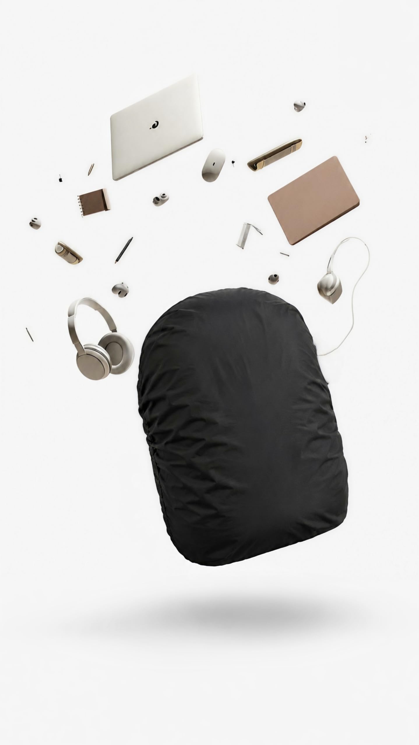 Waterproof Backpack Rain Cover for Hiking,Trekking & Travel | Reusable Dust & Rain Protection | Black | Waterproof, Reusable, Lightweight-image-9