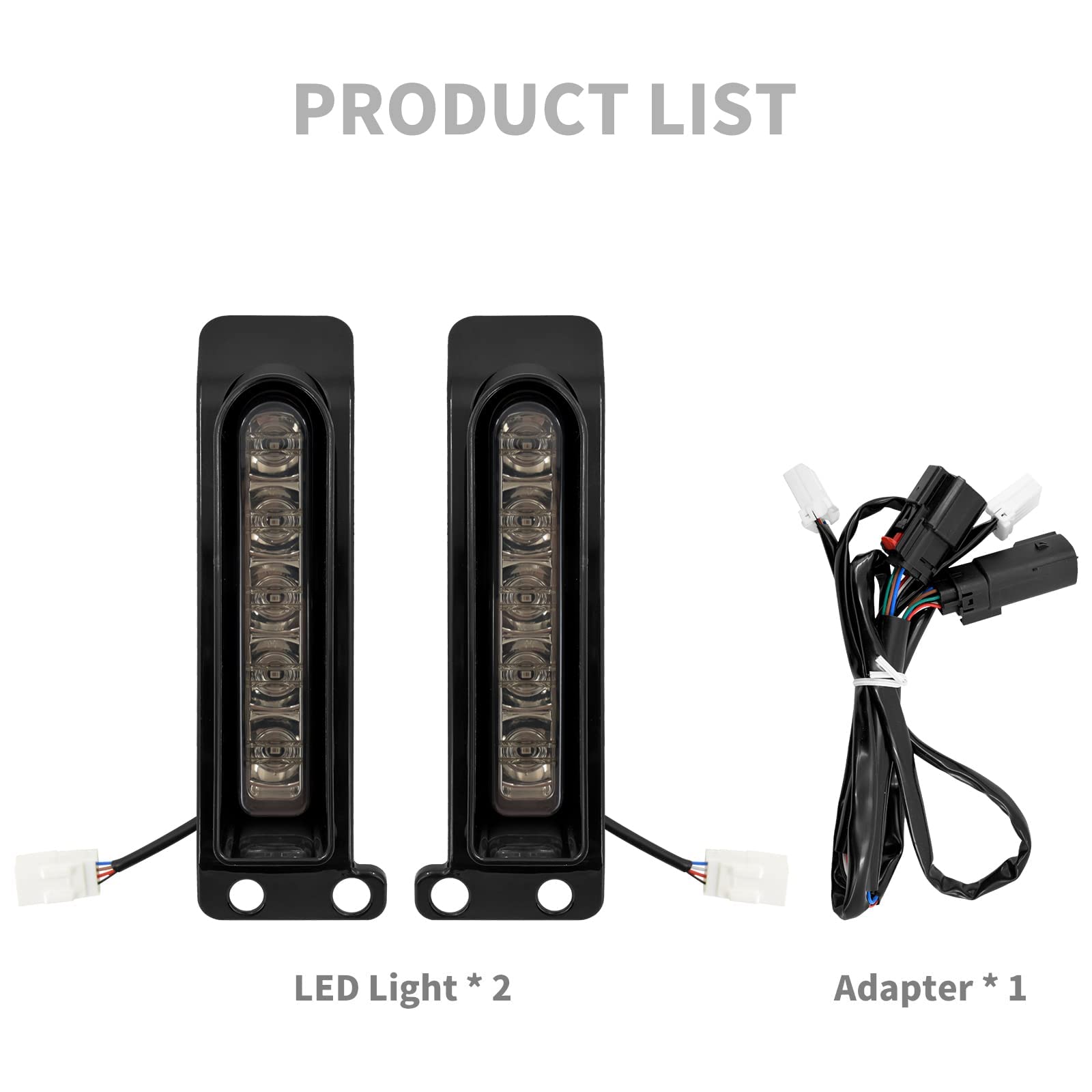 Luci pannello riempimento LED moto Fanale parafango posteriore Segnali direzione Luce freno esecuzione Adatto per Harley Touring Electra Glide Ultra Limited Road King Road Glide 2014-2023