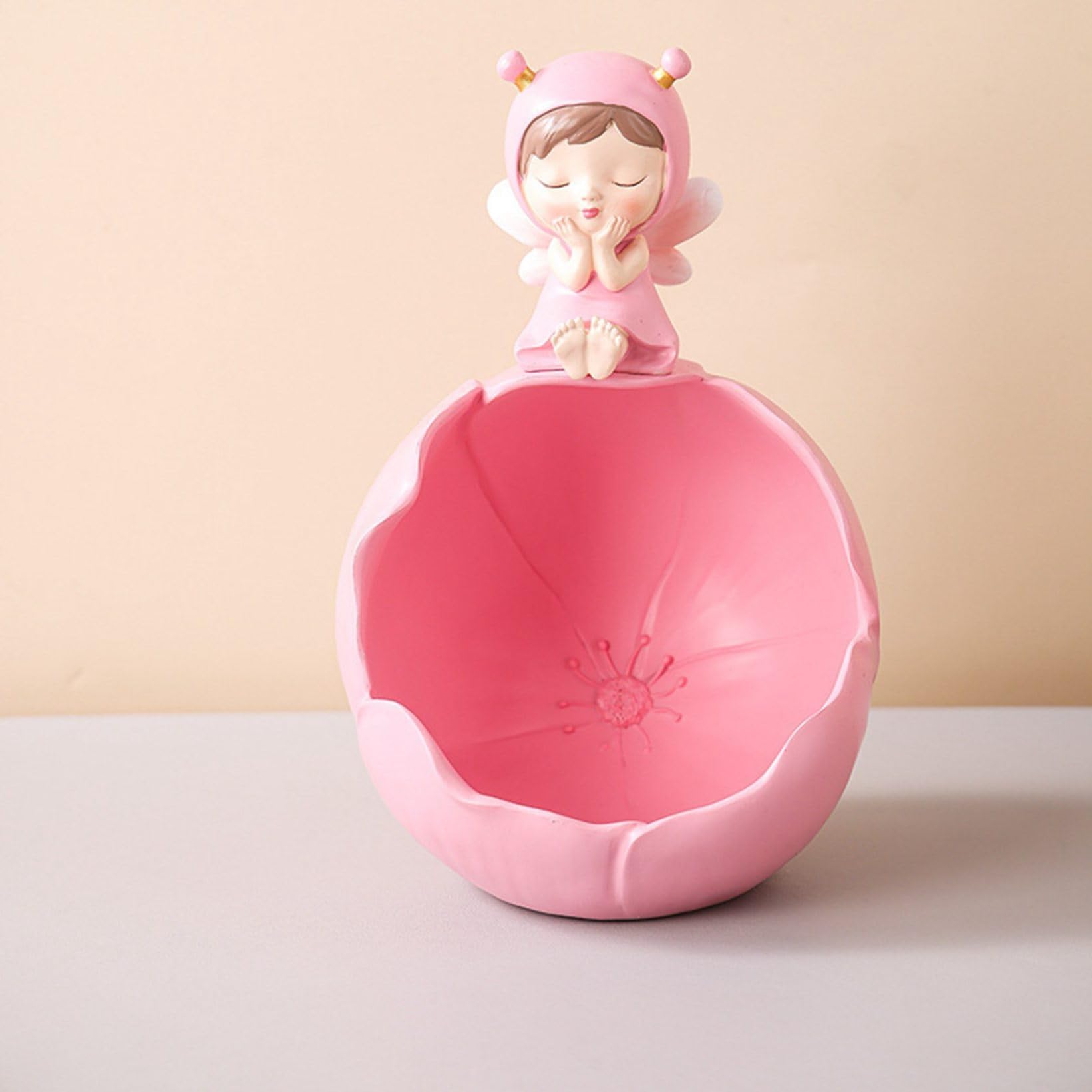 Amazon.co.jp: かわいい女の子の置物 可愛い 玄関収納 キー収納 鍵置き