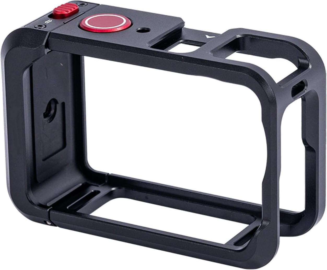 Rabbit Cage Aluminum Protective Case for Osmo Action6, Multifunctional Metal Frame Expansion Adapter Mount for Osmo Action6 Action Camera Accessories