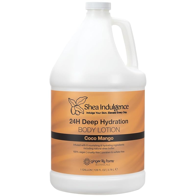 Loção corporal Ginger Lily Farms Shea Indulgence Coco Manga, 3,8 L