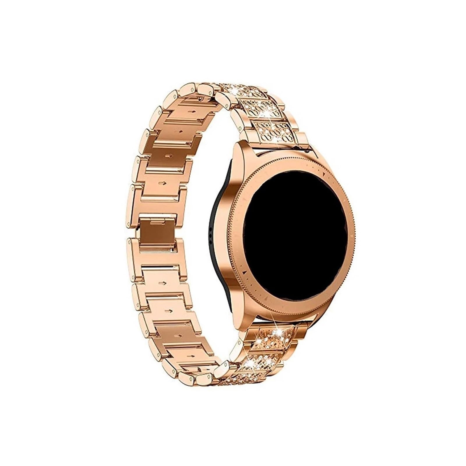 Pasek damski diamentowa bransoletka do zegarka Garmin Vivoactive 4 4S Venu 3 3S 2 2S SQ Vivomove HR metalowy stalowy 18mm 20mm 22mm