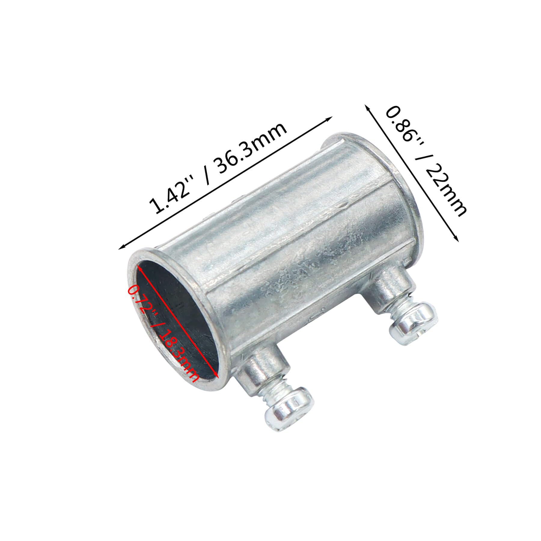 EMT Conduit Connectors - 30 Pack -2