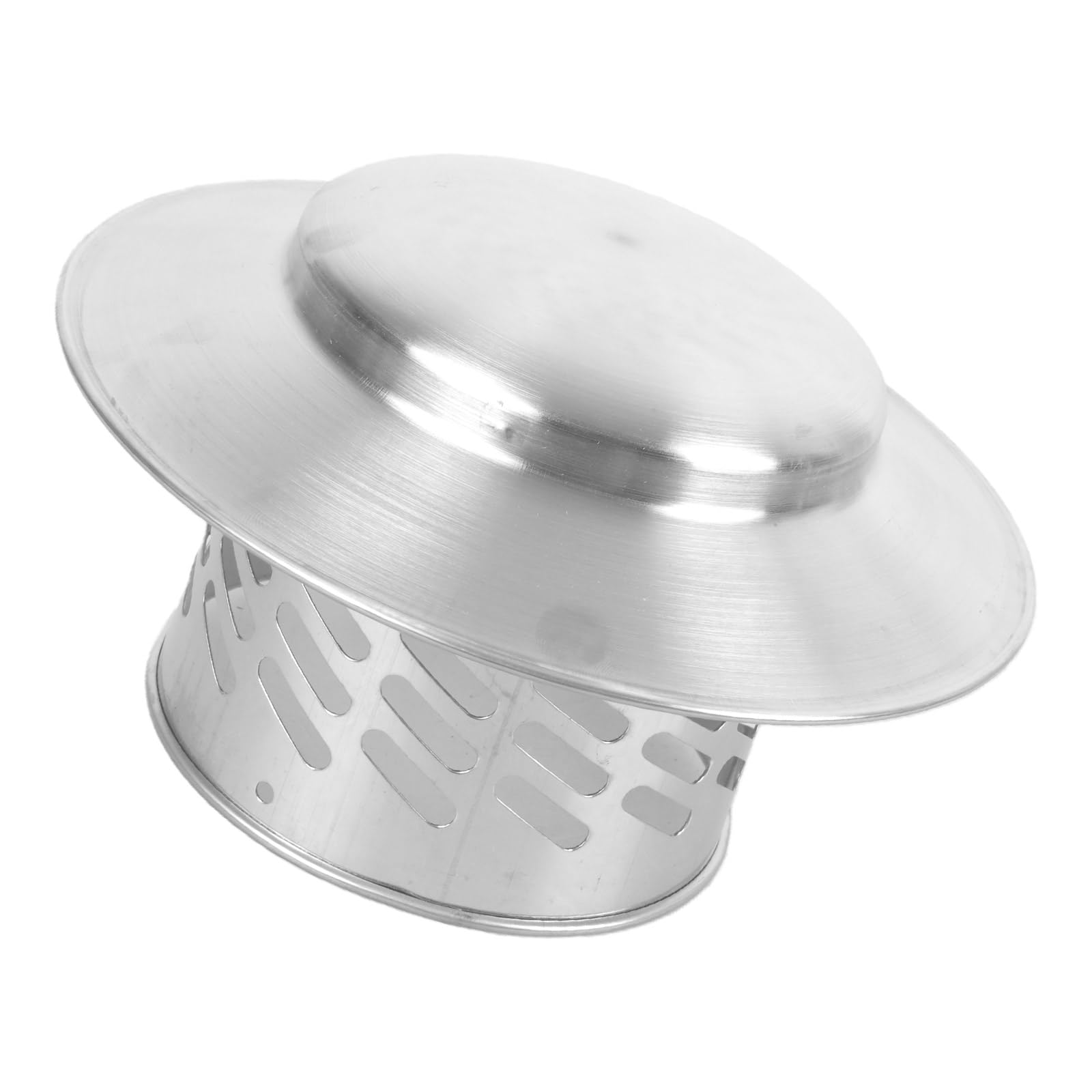 Tsophreniq 4 Inches Portable Sturdy Stainless Steel Chimney Rain Hat Covers Home Accessory For Long Time Use Protective In Rainy Area Easy Installion Chimney Covers