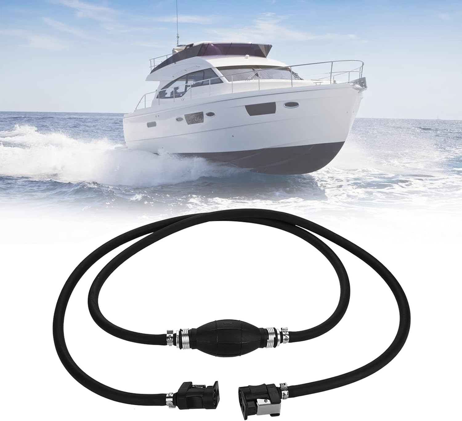 Gas Siphon Pump,Syphon Hand Pump Boat Fuel Pump Gas