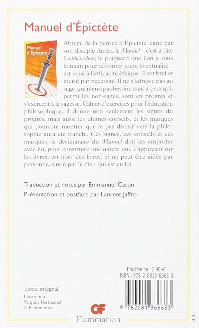Manuel d'Epictète