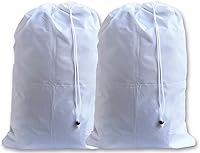 Vista 8 de Bolsa de lavandería grande morada con cordón y cierre de bloqueo