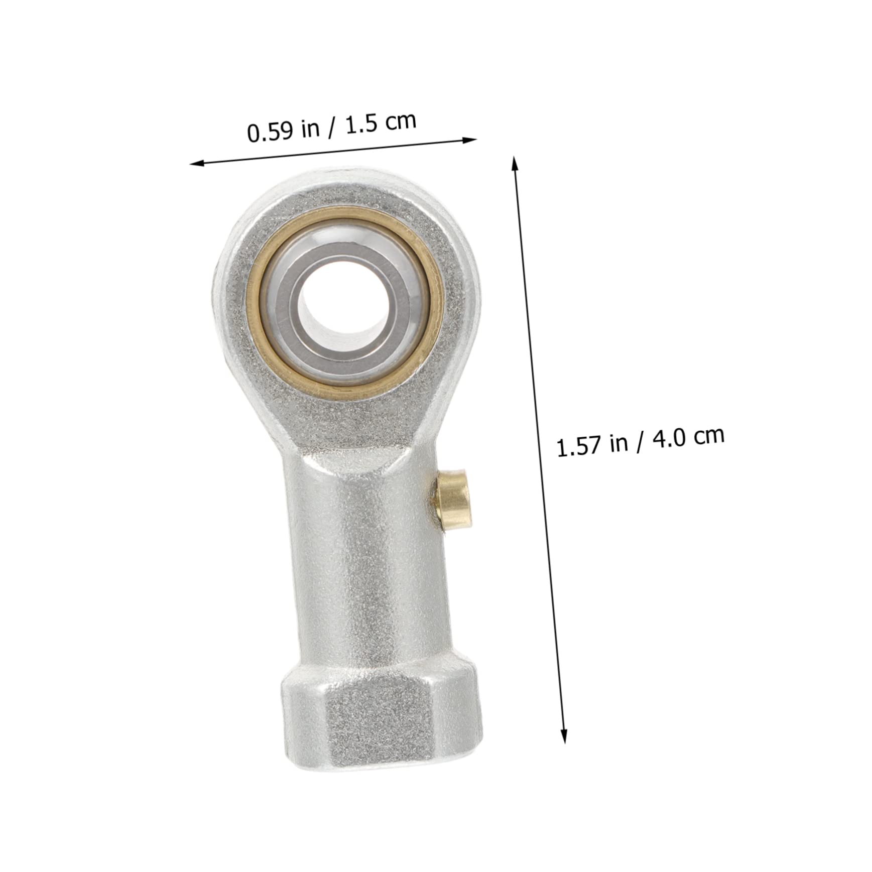PRETYZOOM 4 Pack Spherical Plain Bearings Rod End Ball Bearings Thread Rod End High Load Capacity Easy Mounting Precision Craftsmanship