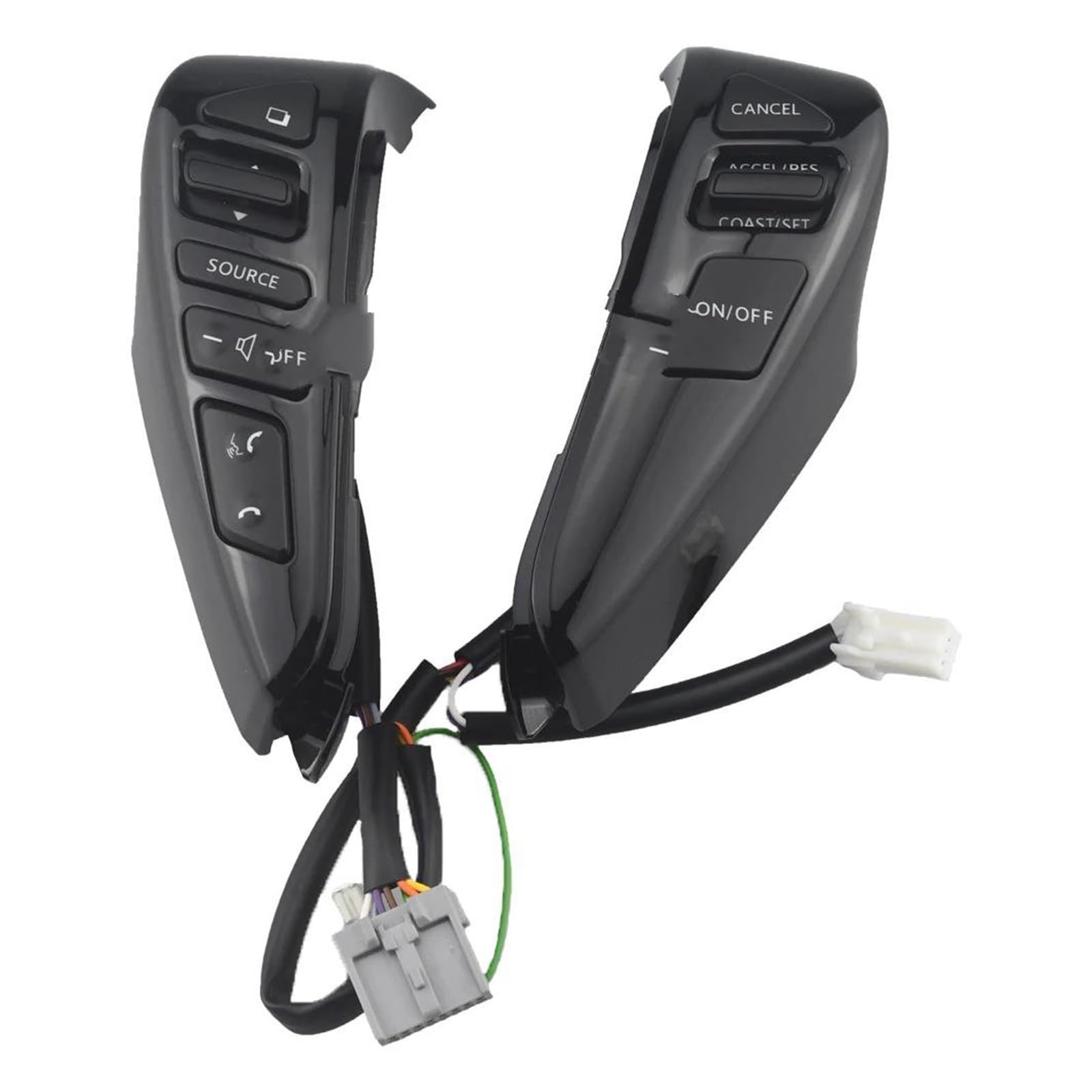 Volante Multifunzione Tasto Per Nissan Per Tiida 2011-2015 Per Versa 2014-2015 25550-3DA6A Interruttore Controllo Della Velocità Pulsanti Al Volante | Piano black