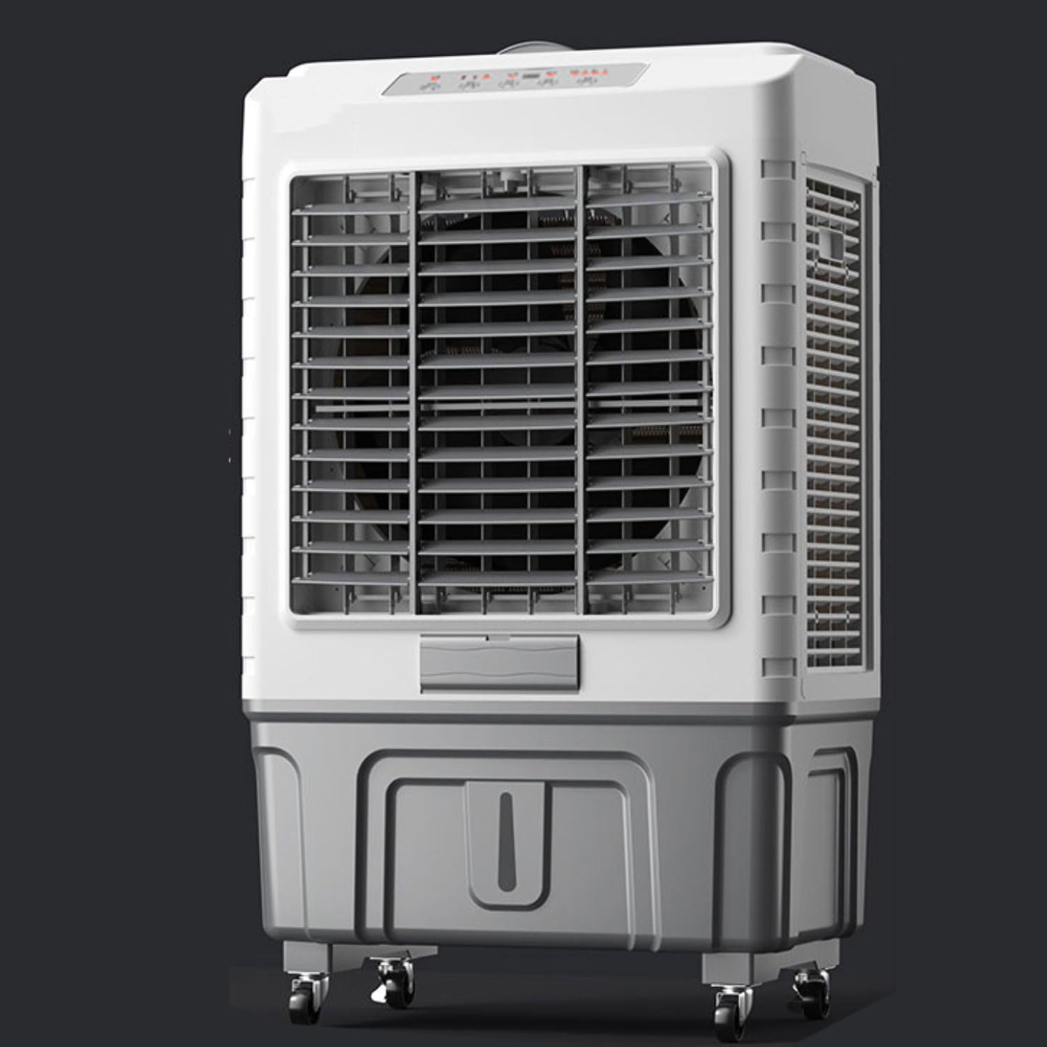 GWFBLID Evaporative Air Cooler with 55L Water Tank Cooling Fan with 120° Oscillating Portable Swamp Cooler for Outdoor Home Office Portable Air Conditioner with 3 Modes 3 Speeds 7.5H Timer