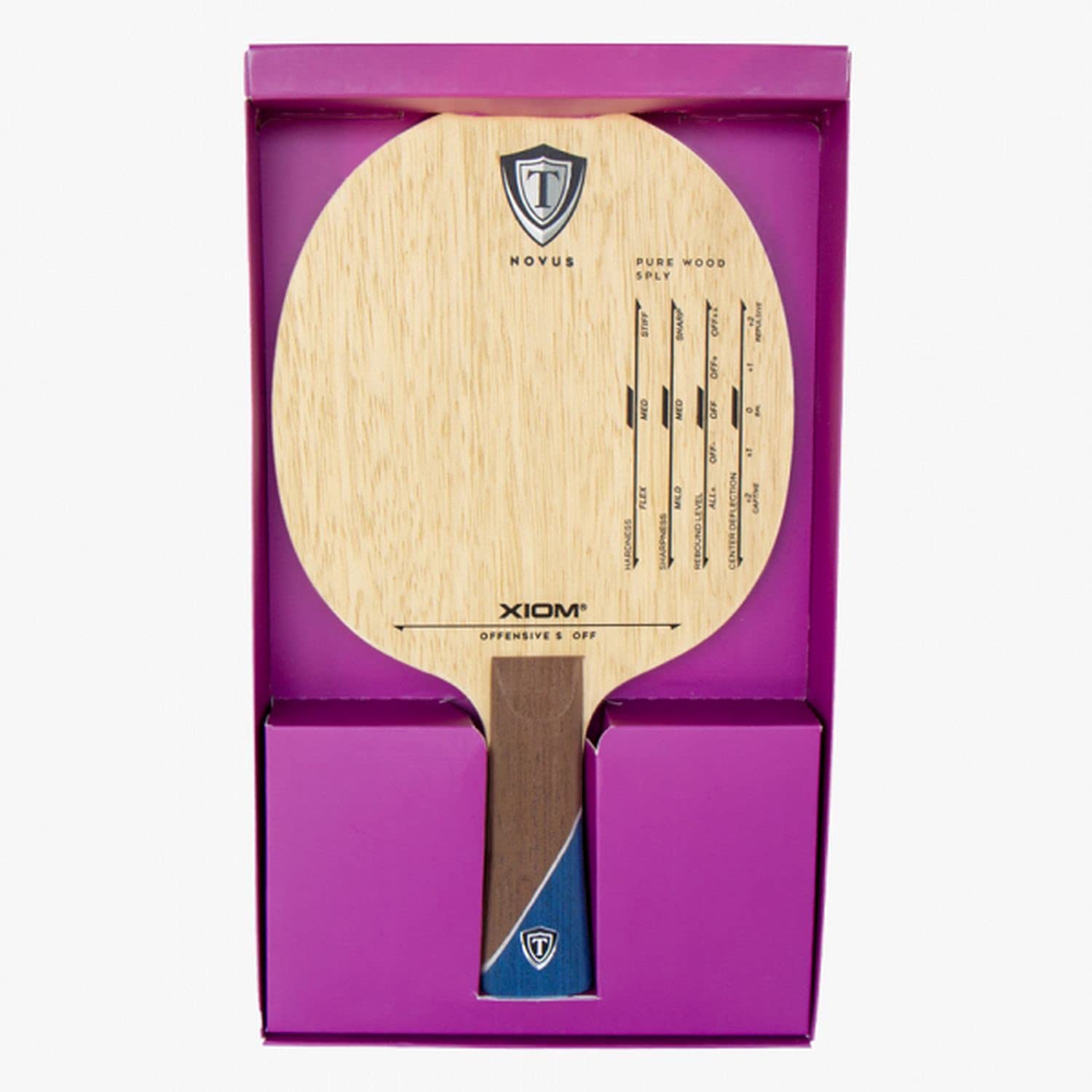 Amazon.com: Xiom Table Tennis Racquet Offensive S FL 20801 