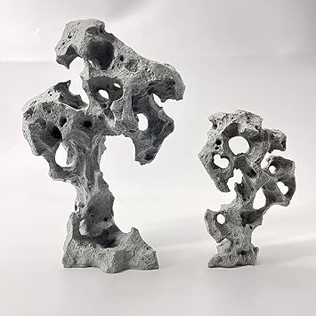 SINQORCN Fish Tank and Aquarium Ornaments Made of Stone Carving Craftsmanship,The Product has a Variety of Styles for You to Choose to Buy (A3)